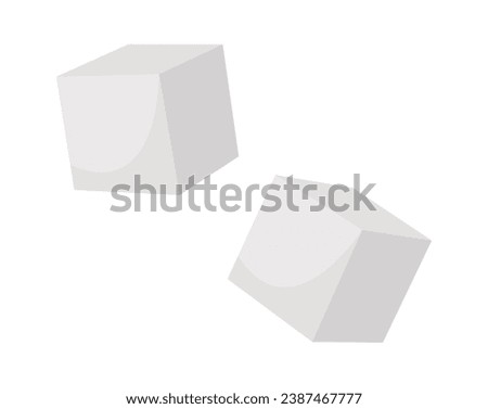 Ice Cubes Icon Vector Illustration