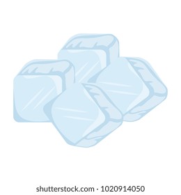 ice cubes isolated icon