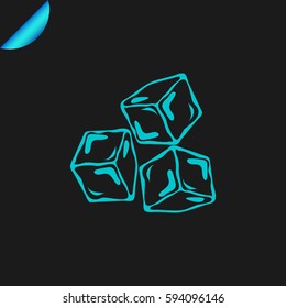 ice cubes symbol