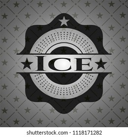 Ice dark emblem. Retro