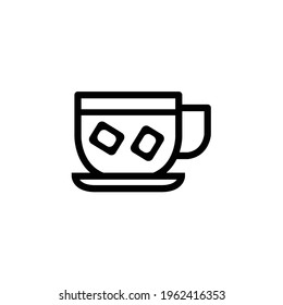 Ice drink icon, eps 10
