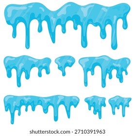 ice element vector illustration, winter, poles