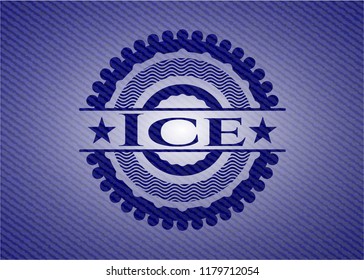 Ice emblem with jean high quality background