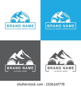 Ice Fishing Logo Suitable For Your Business