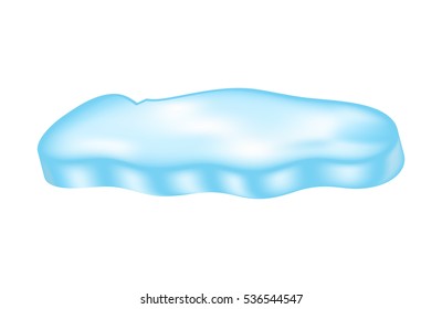 ice floe vector symbol icon design. Beautiful illustration isolated on white background
