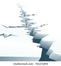 Ice flow vector illustration