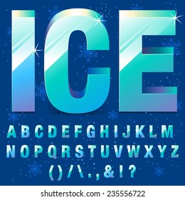 Ice Frozen Letters