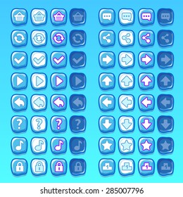 Ice Game Icons Buttons Icons, Interface, Ui