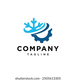 Ice Gear Logo Icon vector