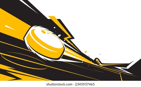 Ice hockey abstract background design. Vector illustration of sports concept