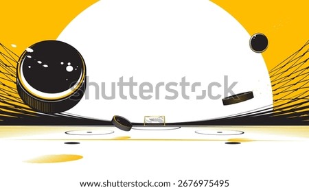 Ice hockey abstract background design. The sports concept
