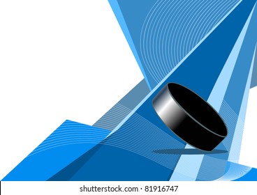 Ice hockey, abstract design