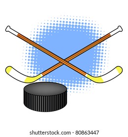 Ice hockey background.