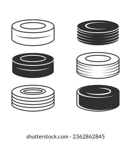 Vector de pelota de hockey sobre hielo, ilustración de bolas, ilustración deportiva, hockey, vector, silueta de hockey sobre hielo, silueta, silueta deportiva, vector de juego, torneo de juego, torneo de hockey, liga de campeones,