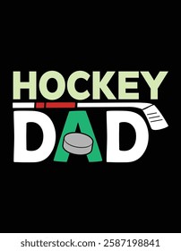 Ice Hockey DAD Funny Digital Cutting Files