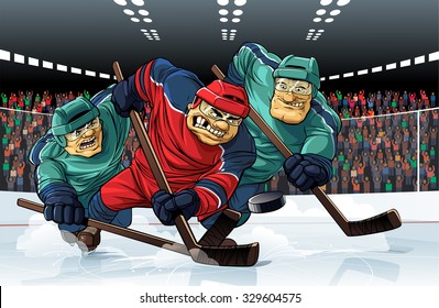 Ice Hockey Hard Match