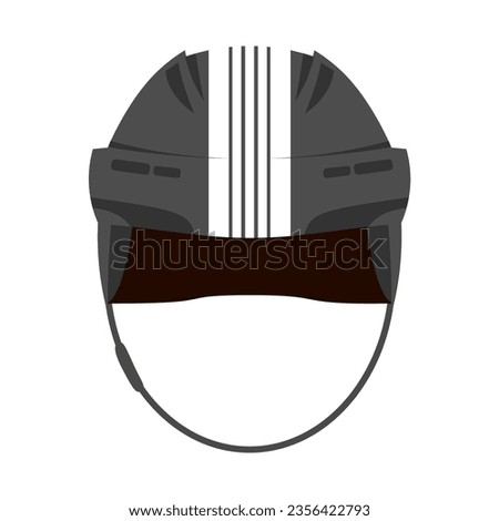 Ice hockey helmet textured by New Jersey Devils team uniform colors