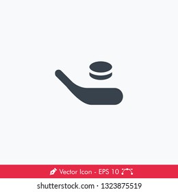 Ice Hockey Icon / Vector