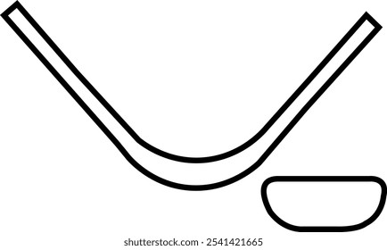 Ice Hockey icon vector image Can be used for Sports