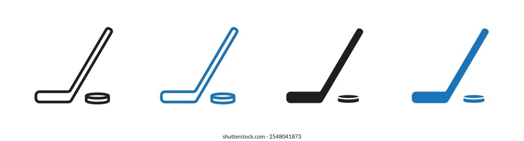 Eishockey-Symbol Vektorgrafik