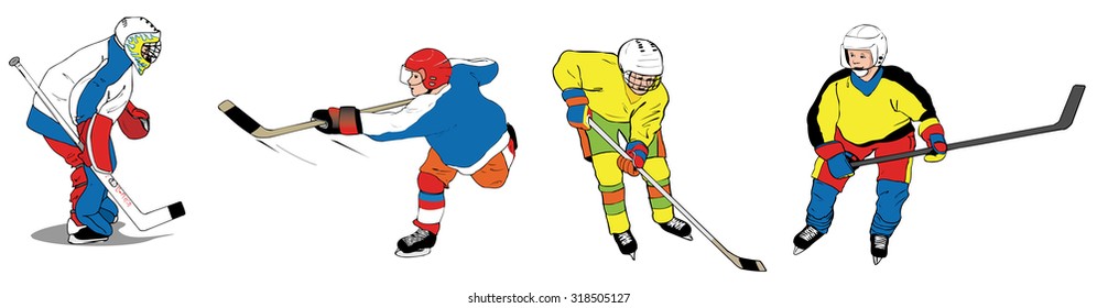 Ice hockey kids