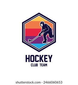 Logo, emblema, insignias, etiquetas y Elementos de diseño de Hockey sobre Hielo