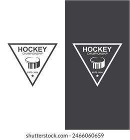 Logo, emblema, insignias, etiquetas y Elementos de diseño de Hockey sobre Hielo