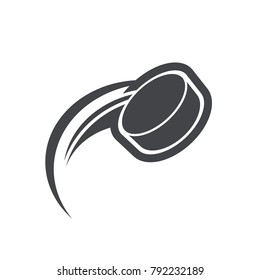 Ice hockey logo icon with swoosh design - Shutterstock ID 792232189