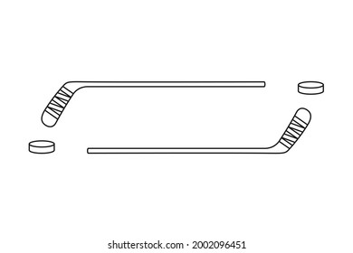 Ice hockey name tag label or sticker in vector icon