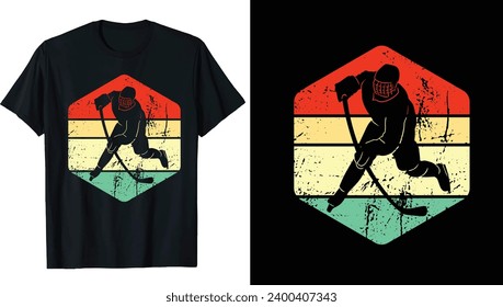 Ice hockey puck and broken stick t-shirt print vector template. Ice hockey t-shirt design Vector, Hockey, typography, vector, graphic, illustration, t-shirt design custom design mockup