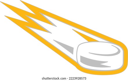 Ice Hockey Puck - (Editable file) Vector Illustration