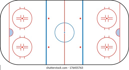 Ice Hockey Rink - Shutterstock ID 176455763