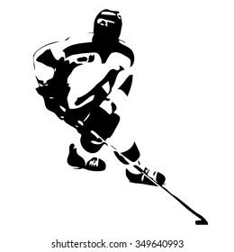 Ice Hockey Silhouette