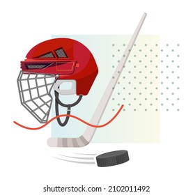Ice Hockey - Sports Symbol - Stock Illustration as EPS 10 File