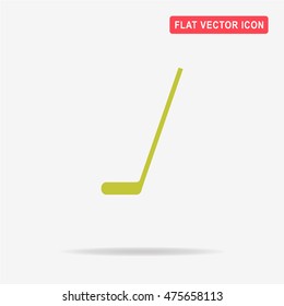 Ice hockey stick icon. Vector concept illustration for design.