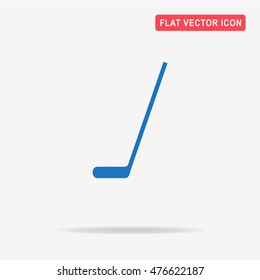 Ice hockey stick icon. Vector concept illustration for design.