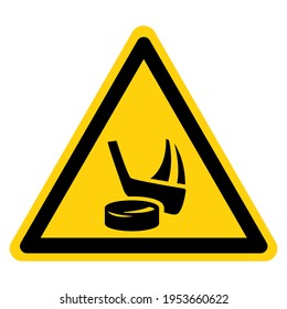 Ice Hockey Symbol Sign,Vector Illustration, Isolate On White Background Label. EPS10