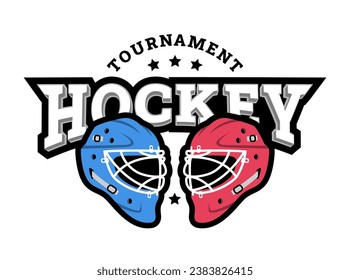 Hockey sobre hielo, torneo. emblema del logotipo.