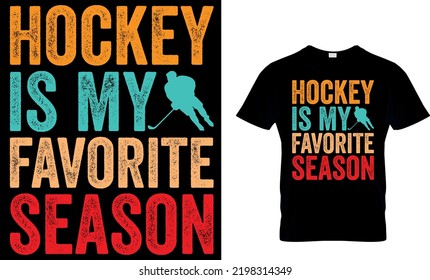 Ice hockey T-shirt design vector Graphic. Shirt design, T shirt Design vector, Trendy, apparel, Ice hockey, retro, Game, Video Print on black background.