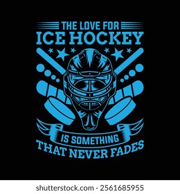 Ice hockey T-shirt design vector Graphic. T-shirt Design vector, Trendy, Dabbing, apparel, Ice hockey
