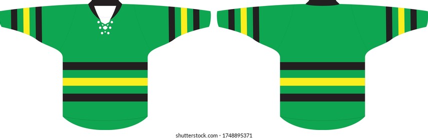 ICE HOCKEY UNIFORM JERSEY TOP SHIRTS DESIGN TEMPLATE MOCK UPS VECTOR