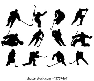 Ice hockey - vector