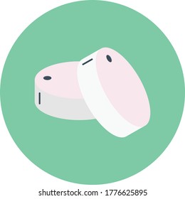 ice hockey vector flat color icon