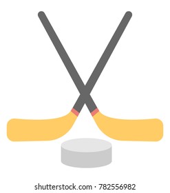 Ice Hockey Vector Icon