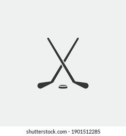 ice hockey vector icon sports