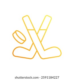 Ice Hockey vector icon stock illustration