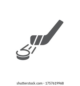 Ice hockey vector icon symbol sport isolated on white background