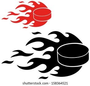 Ice Hockey. Vector Illustration