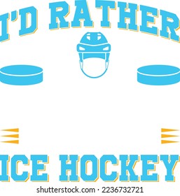 Ice hockey Vector t-shirt design