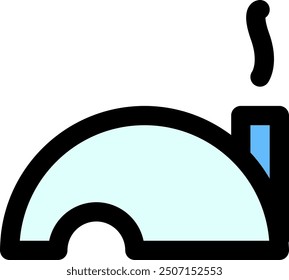 ice house icon design in 32px size